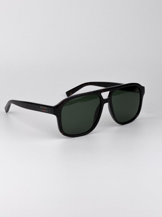 Gucci GG1856S 002 Sunglasses – Dark Havana Pilot Frame with  display picture 3